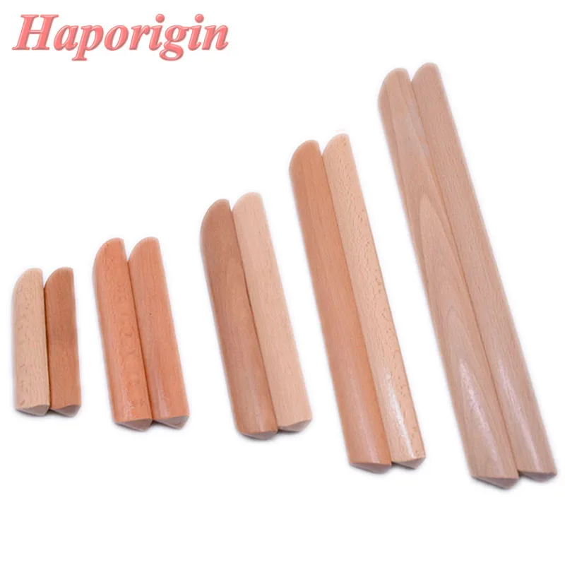 

2x Wooden Kitchen Cabinet Drawer Handles Knob Cupboard Wardrobe Closet Cabinet Bars Bedroom Furniture Solid Wood Pulls Haporigin