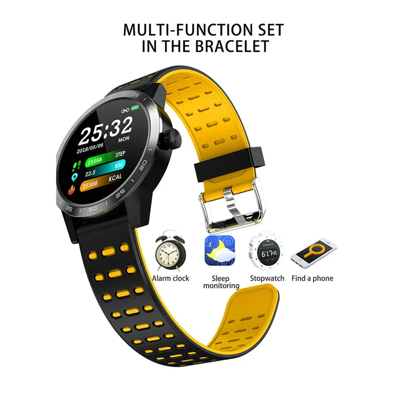 MK06 Smart Watch heart rate monitor blood pressure fitness bracelet IP67 waterproof fitness tracker health wristband Sport watch