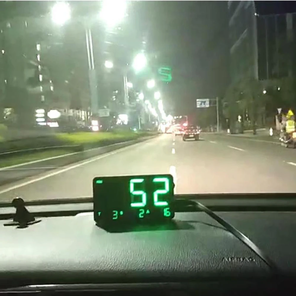 Gps цифровой дисплей автомобилей грузовиков скорость метр Предупреждение скорости Универсальный