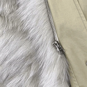 Real Fur Coat Women Fox Fur Coat Women Clothes Real Fur Parka Warm Winter Coat Womens Clothing Manteau Femme BL-299 YY1067