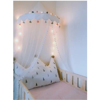

Baby Crib Netting Mosquito Nordic Net Tent Crib Cot Bed Canopy Kids Hanging Play Tent House for Girls Children Infant Toddler