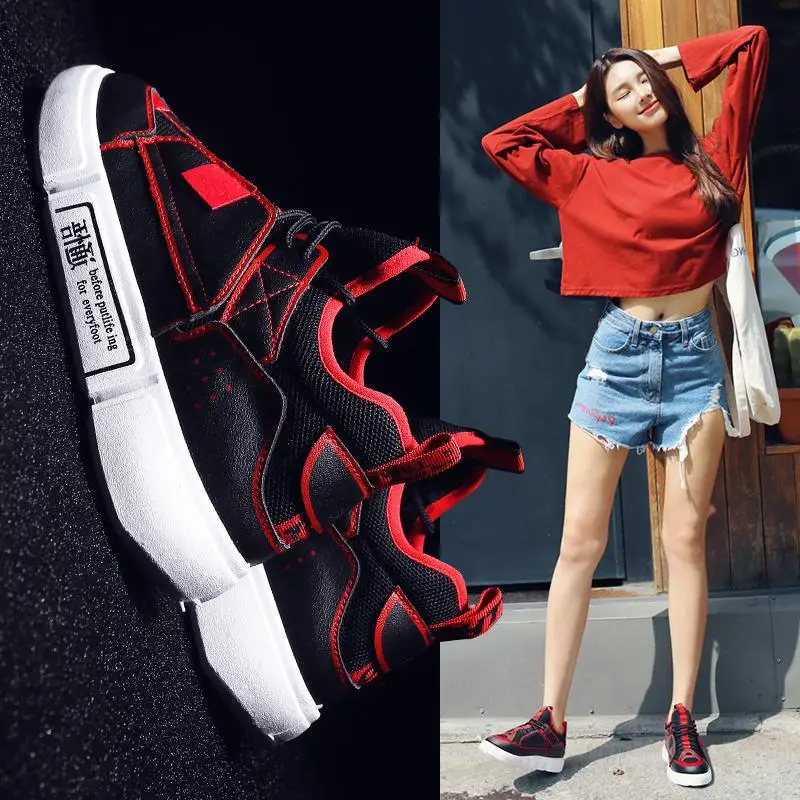 

New Style WOMEN'S Shoes Enlightenment Second Element INS Super Fire Athletic Shoes Trendy Shoes Thick Bottomed Street Snap Hip H