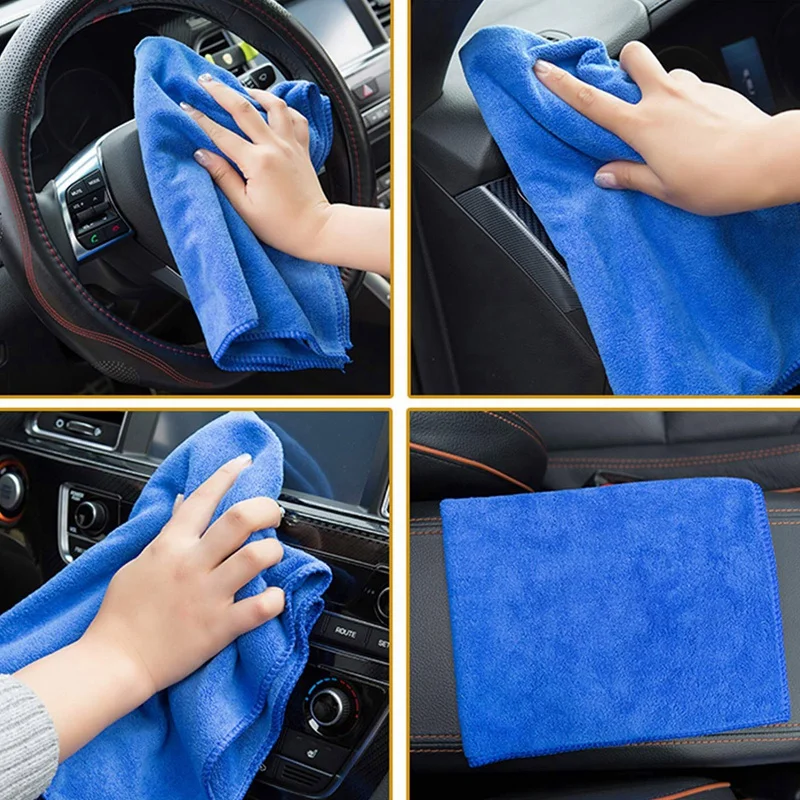 17 Pieces Car Cleaner Brush Set for Cleaning Car Motorcycle Automotive Cleaning Wheels, Dashboard, Interior, Exterior, Leather