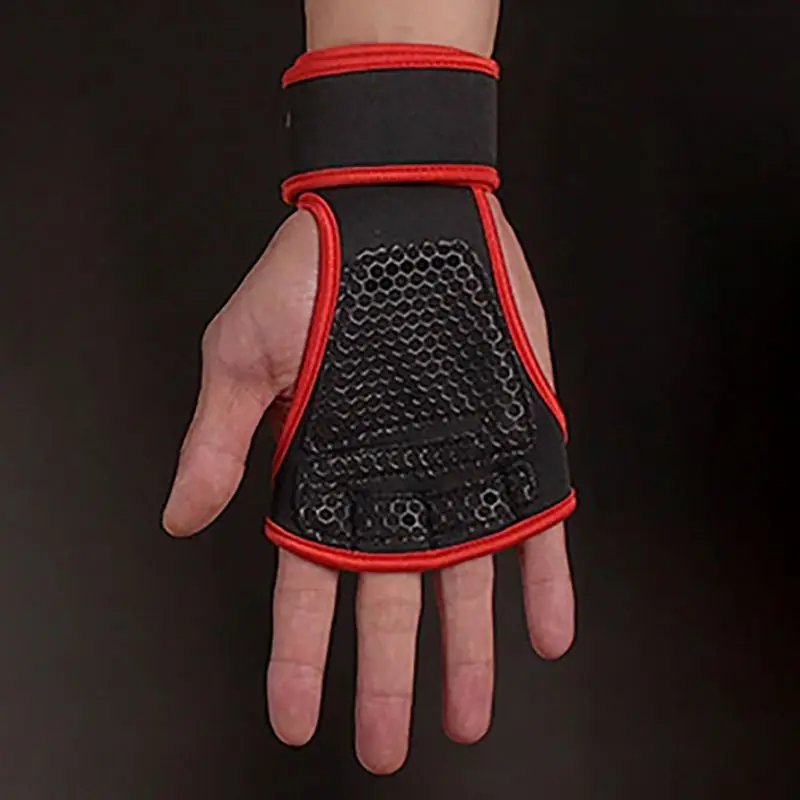1 пара перчаток для фитнеса защита для ладоней противоскользящие рукоятки накладка обмотка для поддержки запястья ремень Handwear аксессуары для силовых тренировок