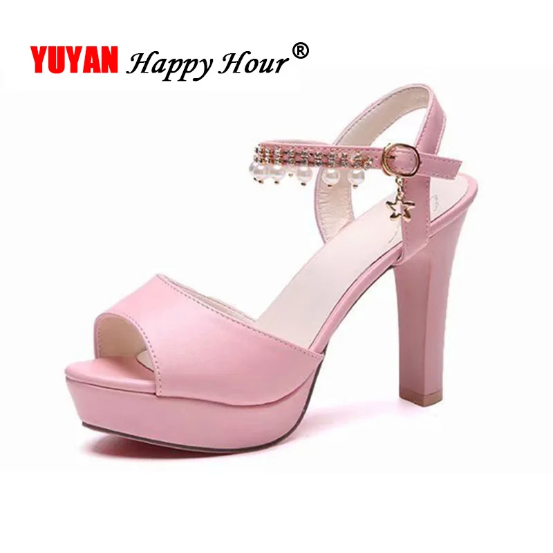 

Sexy Ladies High Heels Sandals Peep toe 2019 Summer Platform Sandals Woman Party Shoes Rome Ladies Super High Heel 11cm A1202