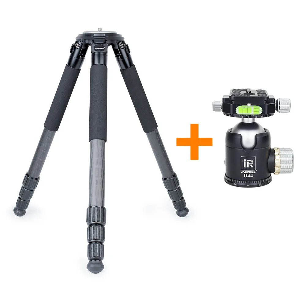 add U44 ball head LT364C Профессиональный сверхмощный штатив для камеры, Ультра стабильный верхний уровень, стойка для наблюдения за птицами, 36 мм, ножная трубка, максимальная нагрузка 77 фунтов/35 кг - Цвет: add U44 ball head