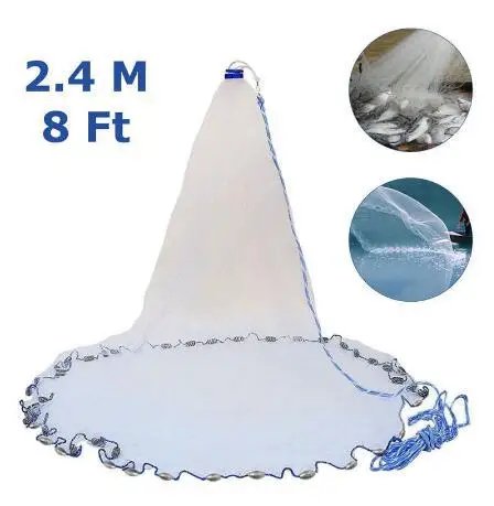 

Pierced Seine Net Casting Fishnet Fishing Tool Fishnet Hand Net Fishnet Net Casting Seine yi pao Network Bearing Rui