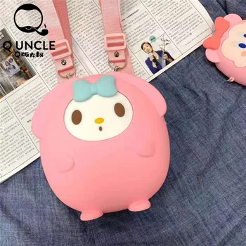 

Q UNCLE Fashion Women Pink Backpack High Quality Youth Silicone Backpacks for Children Girls Female School Shoulder Bag Bagpack