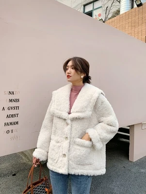 

2020 New Style High-end Fashion Women Faux Fur Coat C35