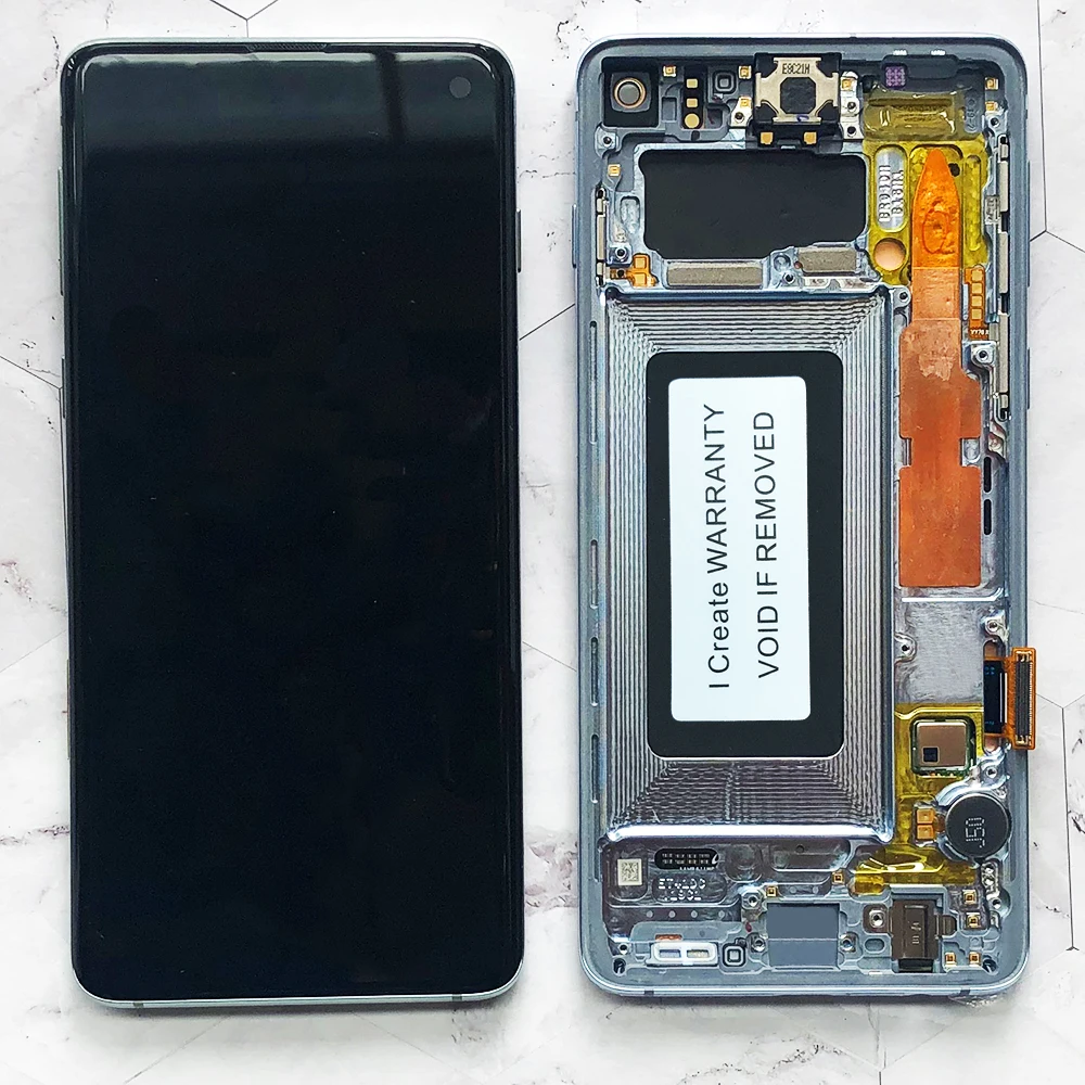 Оригинальный Amoled 6 1 ''S10 ЖК дисплей для SAMSUNG Galaxy S10 G973F/DS G973U G973 SM с сенсорным