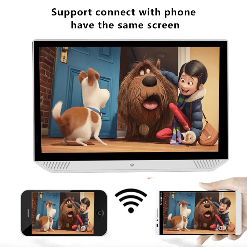Монитор Автомобильный на подголовник 13 3 дюйма Android 9 0 2 + 32 ГБ 4K 1080P