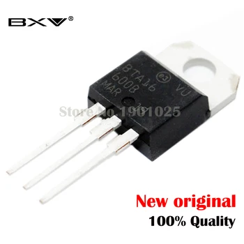 

10PCS/lot BTA16-600B TO-220 BTA16-600 BTA16 Triac 16 Amp 600 Volt new and original