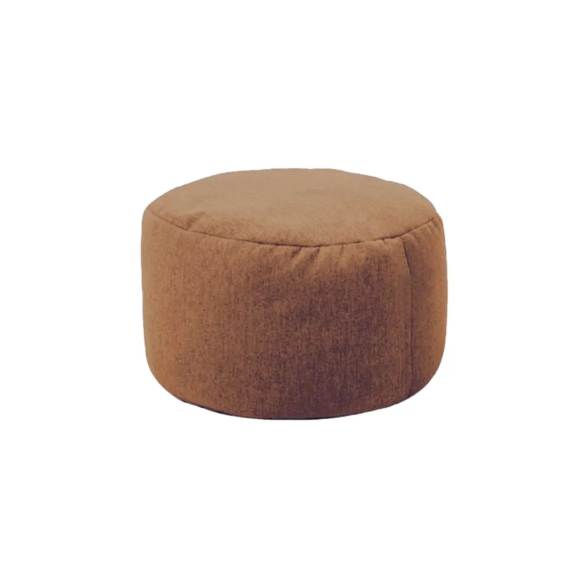 Nesloth бархат небольшой круглый Beanbag чехлы для диванов без наполнителя мягкий стул для ног пуф слоеного дивана татами гостиной - Цвет: light brown