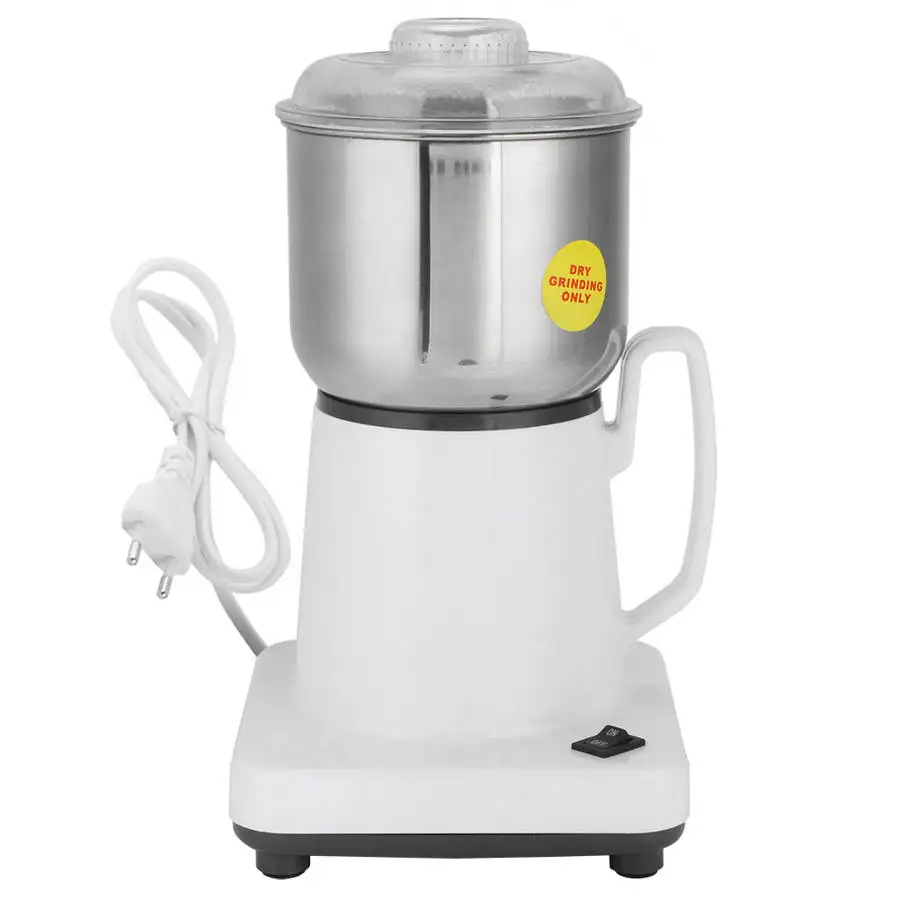 Electric Coffee Grinder Cereals Nuts Beans Spices Grains Mill Bean Grinding Machine EU Plug 220V 400W | Бытовая техника