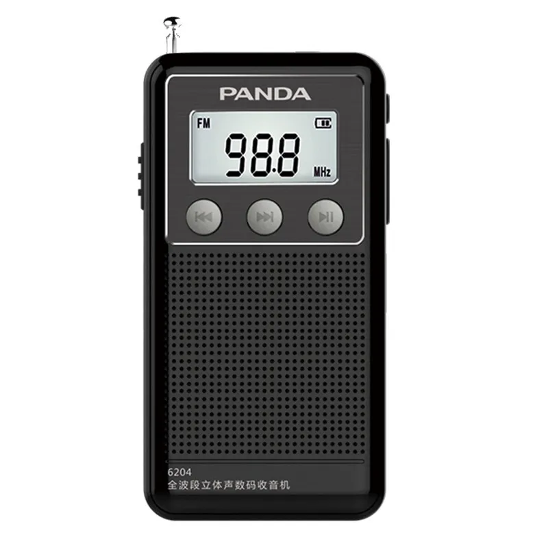 Мини карманный AM FM SW радиоприемник портативный Полнодиапазонный стерео цифровой радио TF карта WMA MP3 ЖК-дисплей плеер