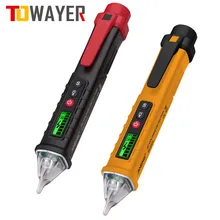 Vc1010 detector de tensão inteligente sem contato caneta ac tester medidor tester caneta indicador elétrico led sensor volt atual tester