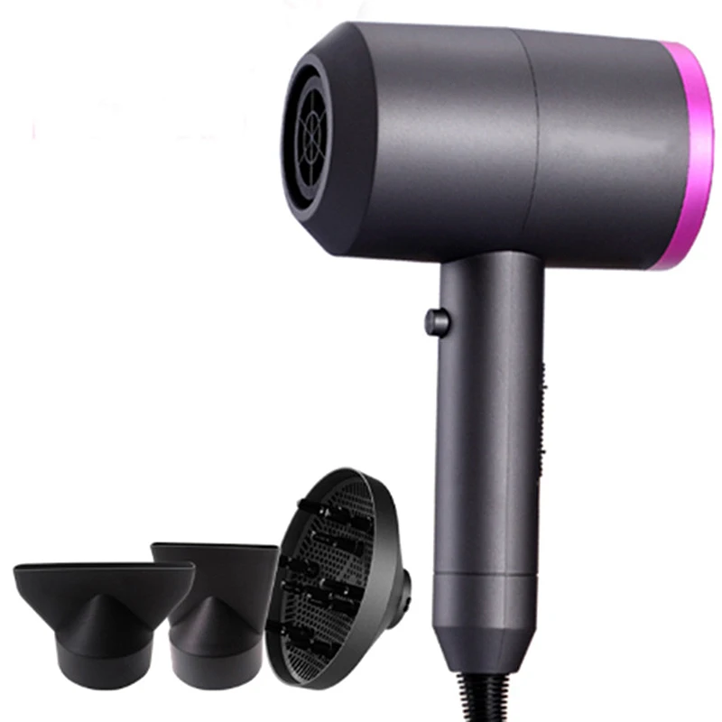 Hair Dryer Negative Ionic Salon Hair Blow Dryer with Powerful Professional DC Motor Three-Speed Stereotypes