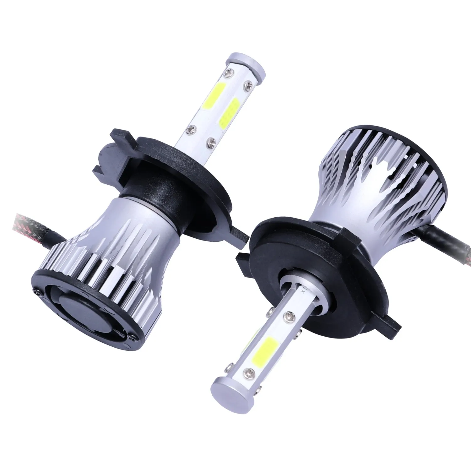 

2pcs X15-COB Car LED Headlight Lamps Beam Bulbs 8000LM 6500K IP67 Accessories