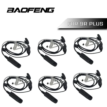 

6PCS BaofengUV-9R Plus Waterproof Covert Air Acoustic Tube Earpiece for BF A-58 UV-9RPlus Walkie Talkie Original accessories