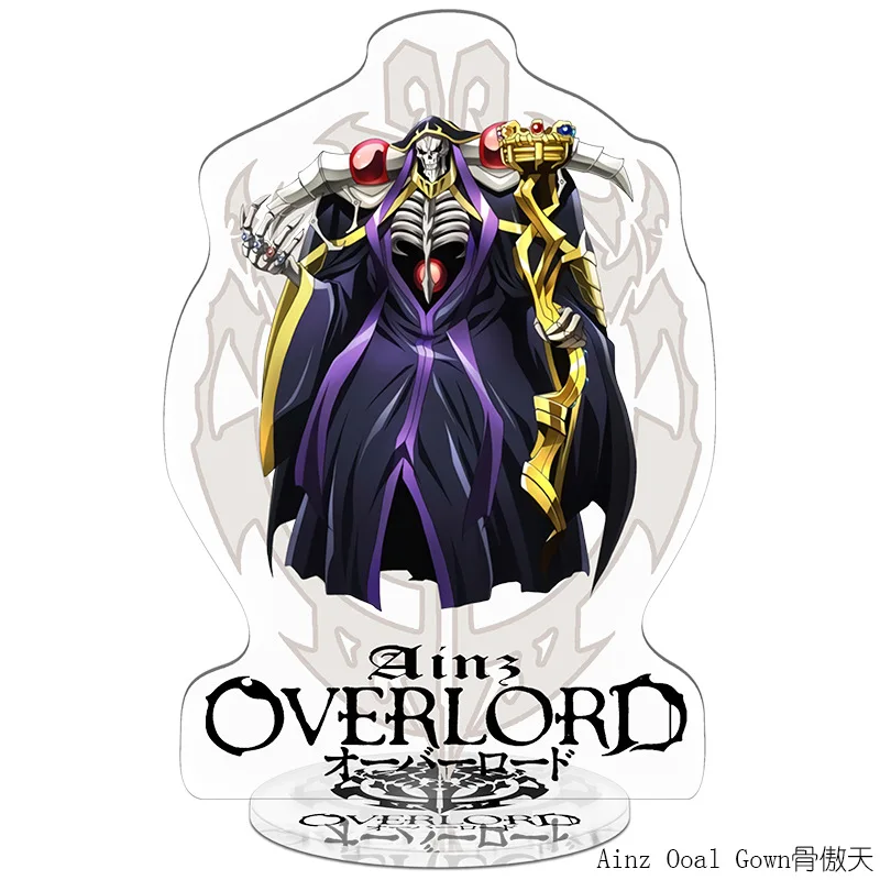 Overlord Toy Height 21cm Anime Action Figure Toy Acrylic Decorative Ornaments Gift