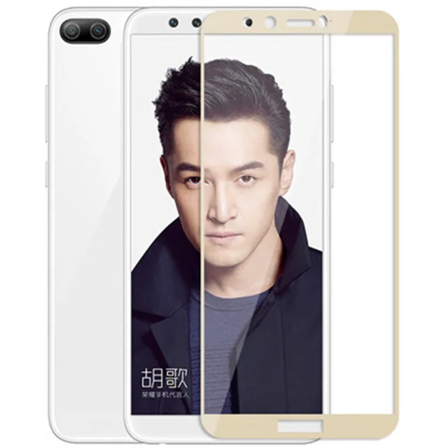 Gold Протектор экрана для Huawei Honor 9 Lite V9 V10 закаленное защитное стекло на Honor 9 Light V 9 10 9 Lite полная крышка защитная пленка - Цвет: Gold