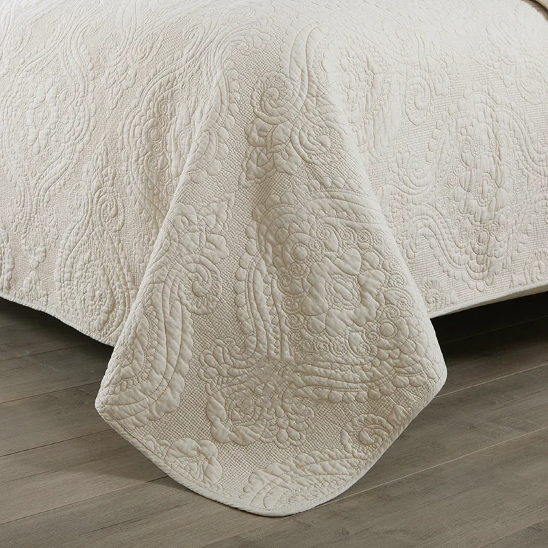 CHAUSUB из массива Стёганое одеяло, комплект из 3 предметов, летняя покрывала хлопок вышитые стеганые одеяла покрывала, простыни King одеяло для кровати размера queen size