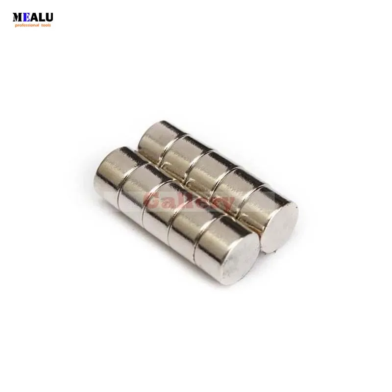 25-50Pcs Super Strong Cylinder Round Magnets 5x10mm Rare Earth Neodymium N52 