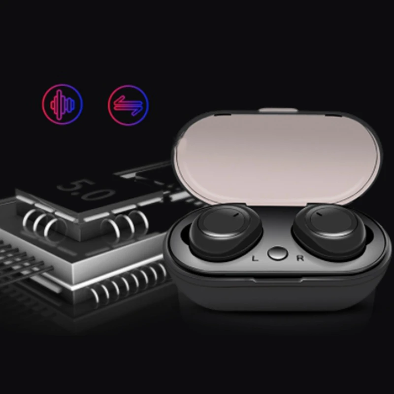 TWS Bluetooth гарнитура стерео звук гарнитура Беспроводные наушники Bluetooth 5,0