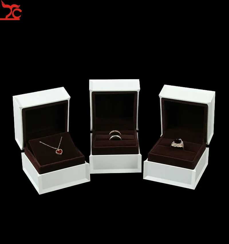 

High-grade Wedding Jewelry Box Ring Container Necklace Holder Jewelry Boxes and Packaging Joyeros Organizador De Joyas
