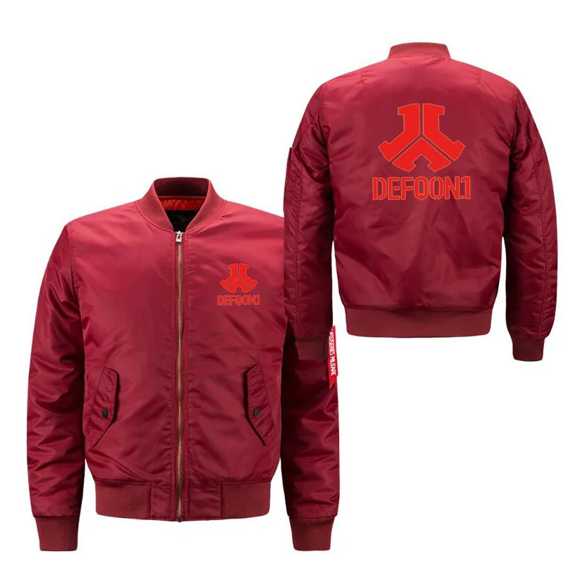 Red-HO02 Новая мужская верхняя одежда defqon 1 куртки Ma1 куртка-бомбер мужская Куртка jaqueta masculina хип-хоп Мужская уличная куртка S-6XL куртка - Цвет: Red-HO02