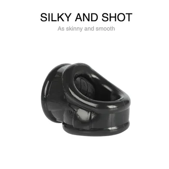 Super Soft Silicone Scrotal Binding Penis Ring Delay Ejaculation Sex Toys for Men Male Chastity Device Triple Cock Ring Cockring 5