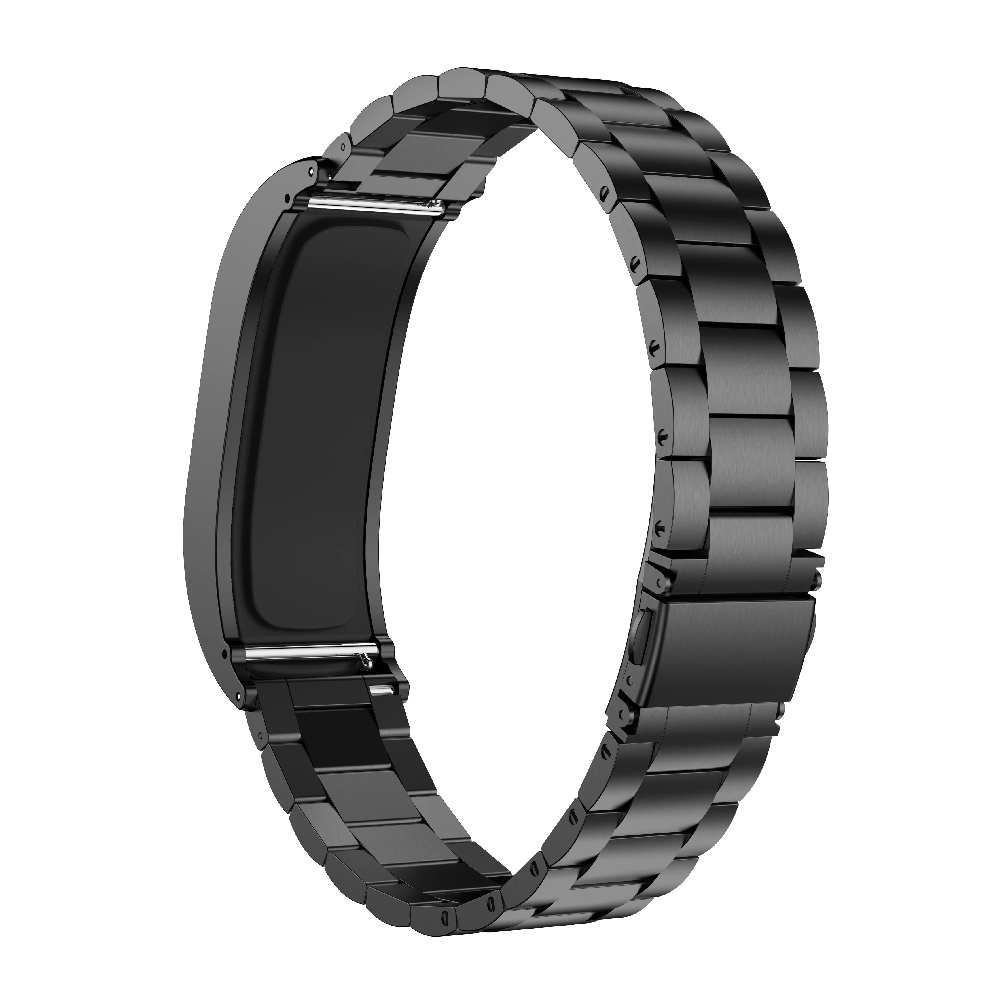 Ремешок для часов из нержавеющей стали для Garmin Vivofit 4 ремешок из трех звеньев металлический браслет для Garmin Vivofit 4 часы аксессуары с рамкой