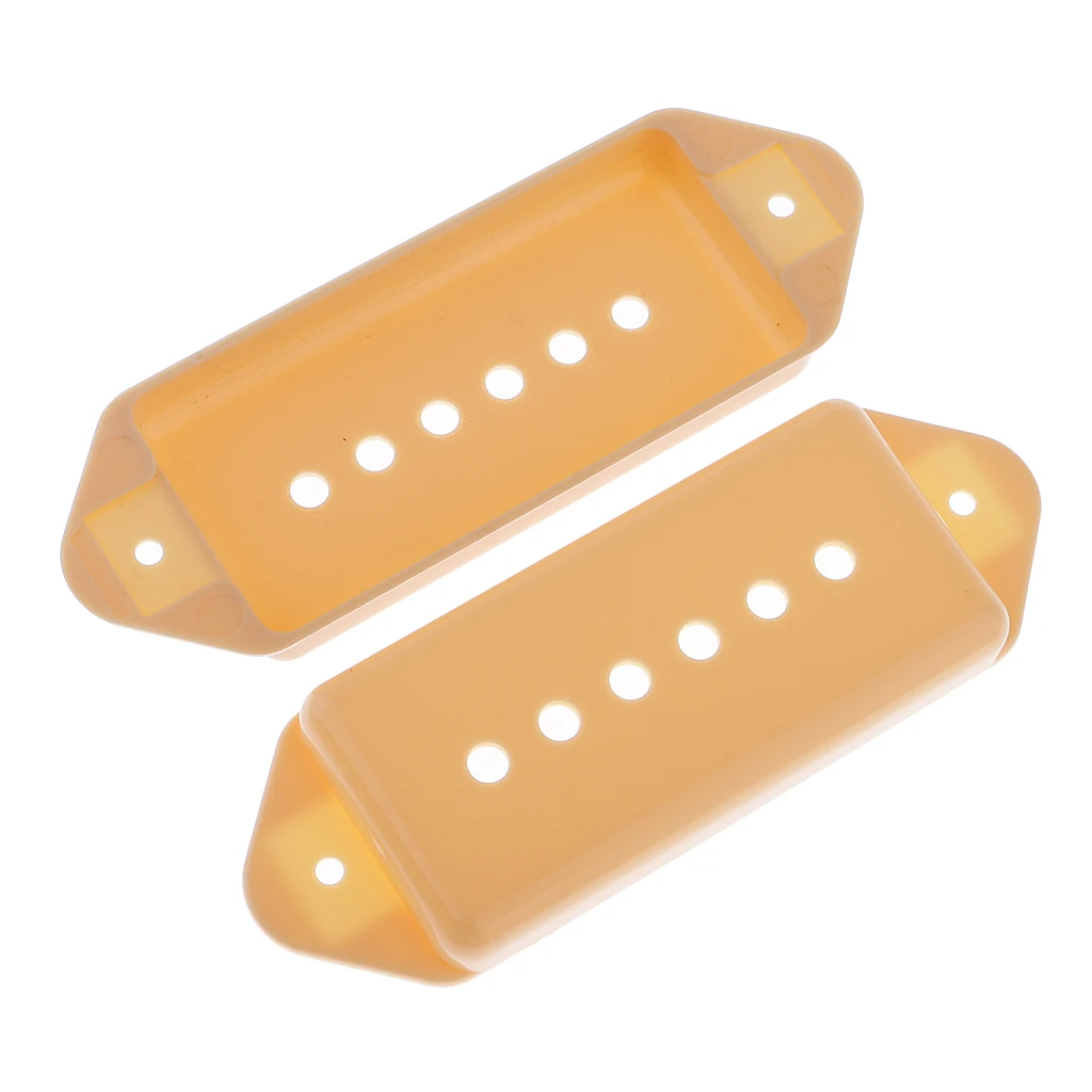 

2X Guitar Pickup Covers P90 Neck Bridge 50MM Dog Ear For Guitar Replacement