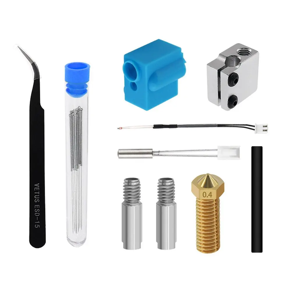 PROD 1005003474462022 3D Printer Thermistor Heating Tube Throat
Accessory Kit Suitable For Sidewinder X1/Genius Silicone Set