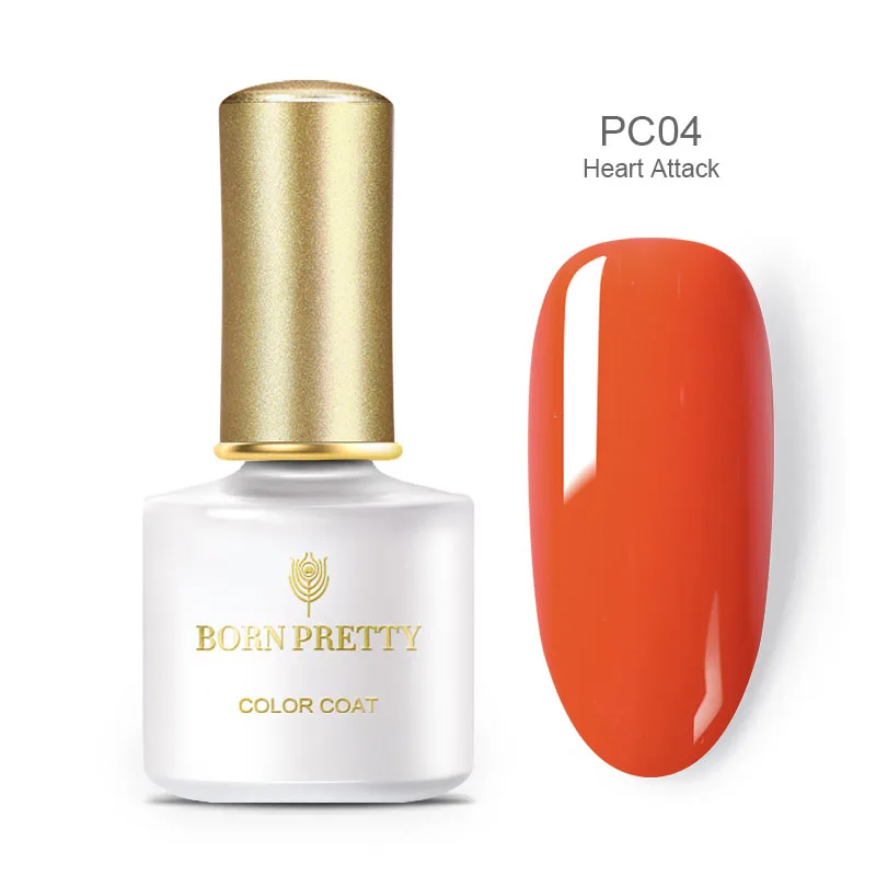 BORN PRETTY Гель-лак для ногтей красный кофе фиолетовый серый замочить от УФ светодиодный Гель-лак Полупостоянный дизайн ногтей геллак 6 мл для DIY Советы - Цвет: PC04