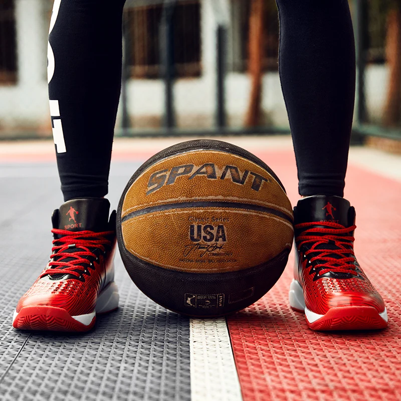 BOUSSAC Баскетбольная обувь; Uptempo Jordan; дышащая обувь; нескользящие спортивные кроссовки; уличная Баскетбольная обувь; кроссовки для мужчин