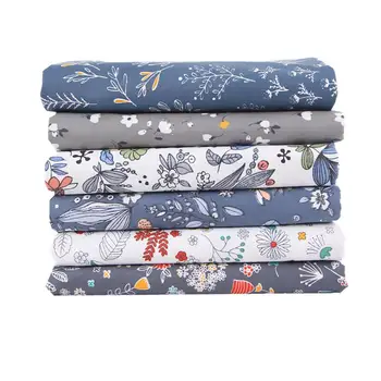 

50cmX50cm Printed Cotton Fabric Scrapbooking Cloth DIY Handmade Patchwork Material for Needlework Sewing Accessory Bundle Sewing