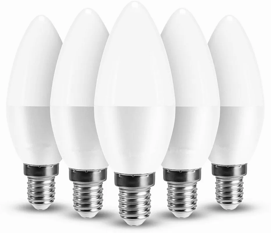 E14 LED Candle Bulbs Candle Light Bulbs LED Chandelier Bulbs 400LM 40W Incandescent Bulbs Equivalent Warm White