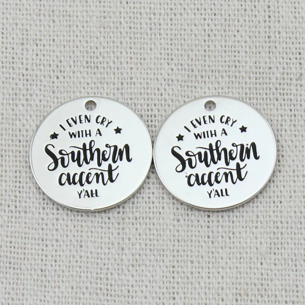 Я даже плачу с южным акцентом ожерелье цепочка 2021 тренд брелки браслеты Подвески