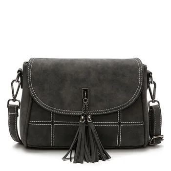 

Women's Handbags Fashion Ladies New Satchel Tassel Soft Vintage Solid Casual Shoulder Bags Messenger Crossbody Bags Female Totes