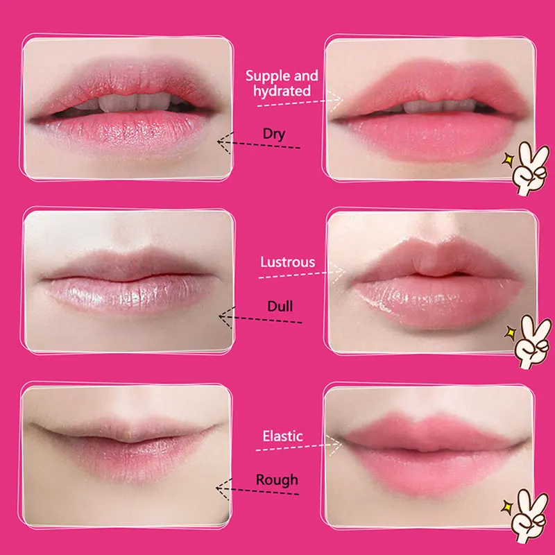 Коллагеновая Маска Для губ увлажняющий, отшелушивающий Уход за губами без коробки(срок годности на коробке) питательный