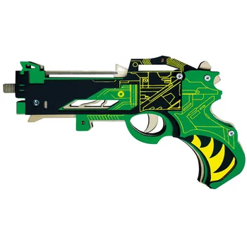 

Rubber Band Gun DIY 3D Wooden Puzzle Woodcraft Assembly Kit Cutting Wood Toys For Christmas Gift 3113