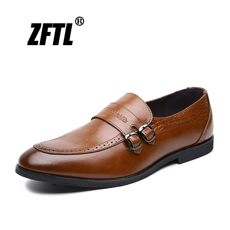 ZFTL/Новые мужские лоферы больших размеров мужская деловая модельная обувь