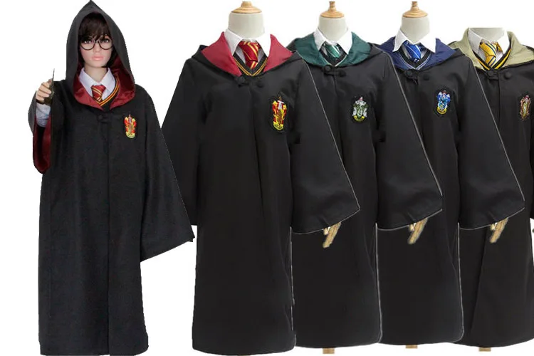 Role playing costume cosplay costumes cosplay costume Magic Cape Cloak Robe Hermione Granger Cosplay Costume Skirt HarryyPotter Scarf Glasses Gryffindor Holiday PartyGift Accessories