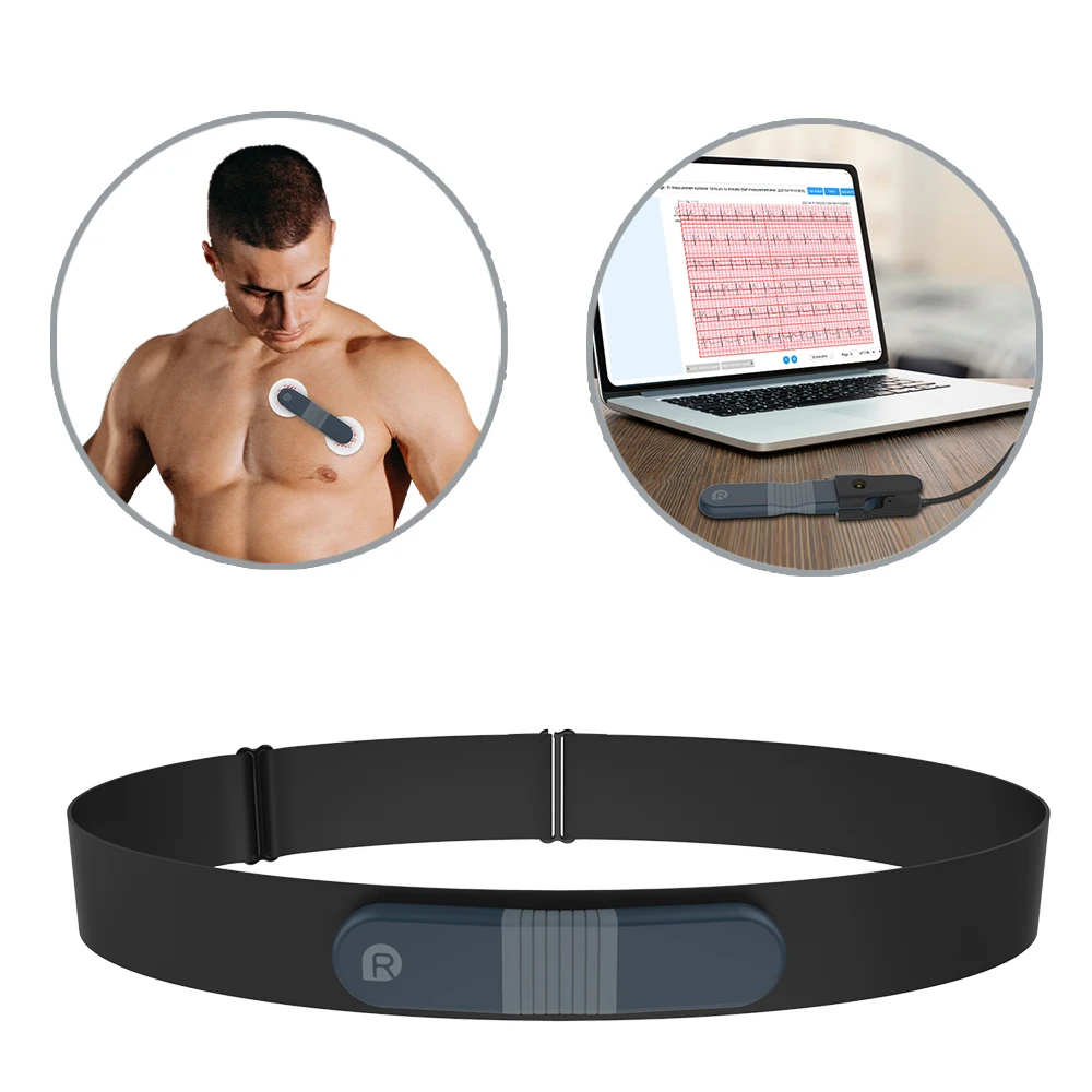 Wellue Ecg Recorder Con Analisi Ai Portatile Ekg Machine Cardiofrequenzimetro Chest Strap