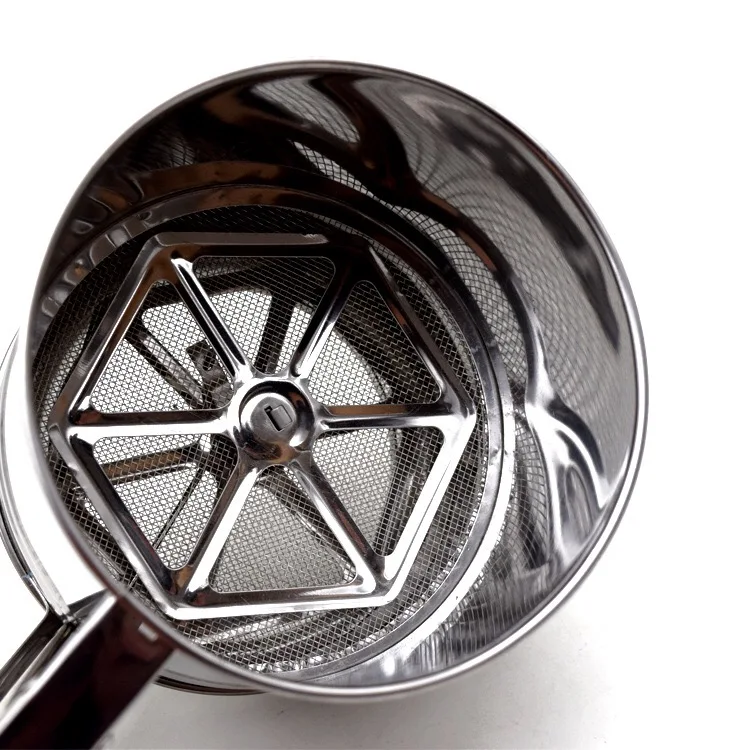 Инструмент для выпечки Большой двойной порошок просеиватель полуавтоматический