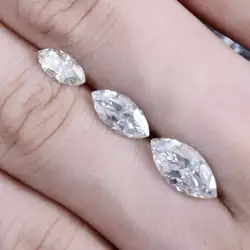 Super White D Color VVS1 Marquise Cut Moissanite Loose Stone Pass Diamond Tester with Gra Moissanite Gemstone for Diy Jewelry