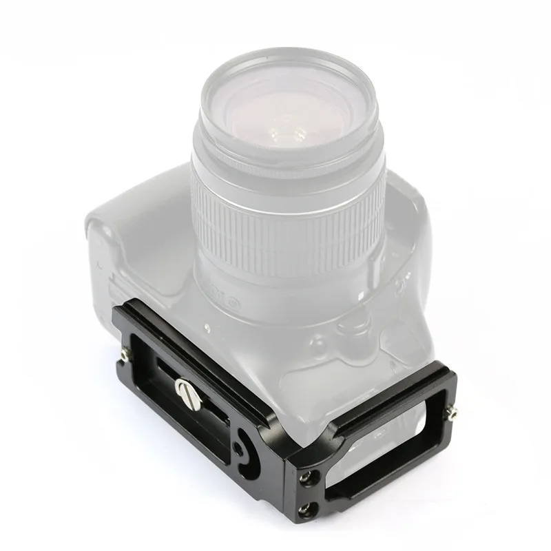 Универсальный L Форма Quick Release Plate Алюминий Камера штативная пластина Quick Release Plate Зажим