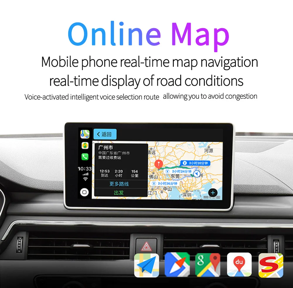 Carlinkit беспроводной Apple CarPlay Android авто для 2009- Audi A5 S5 MMI 3g/3g+ интерфейс MuItimedia CarPlay и Android авто