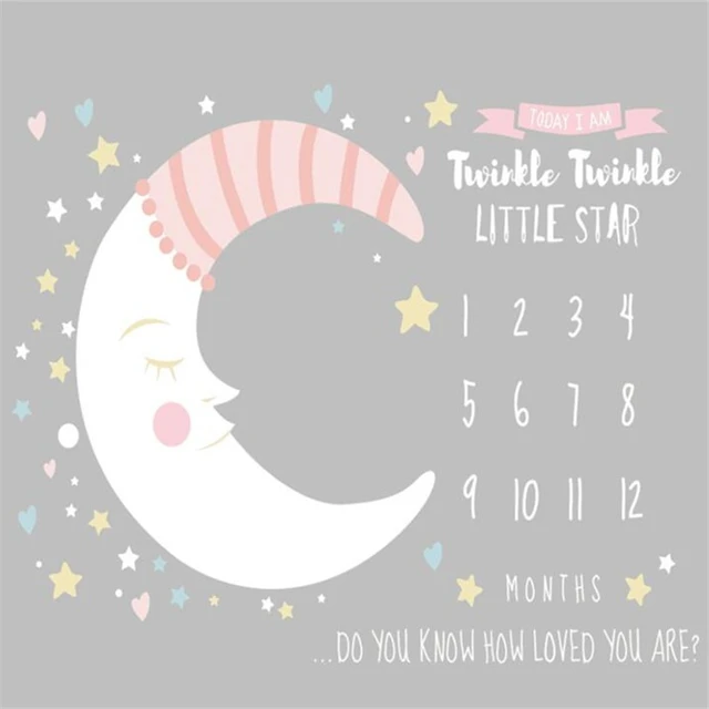Cute Baby Play Mats Infant Portray Blanket Infant Milestone Photo Props Background Cloth Kids Bed Room Cute Baby Play Mats Infant Portray Blanket Infant Milestone Photo Props Background Cloth Kids Bed Room Decor Photo Accessories